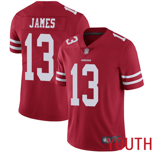 San Francisco 49ers Limited Red Youth Richie James Home NFL Jersey 13 Vapor Untouchable